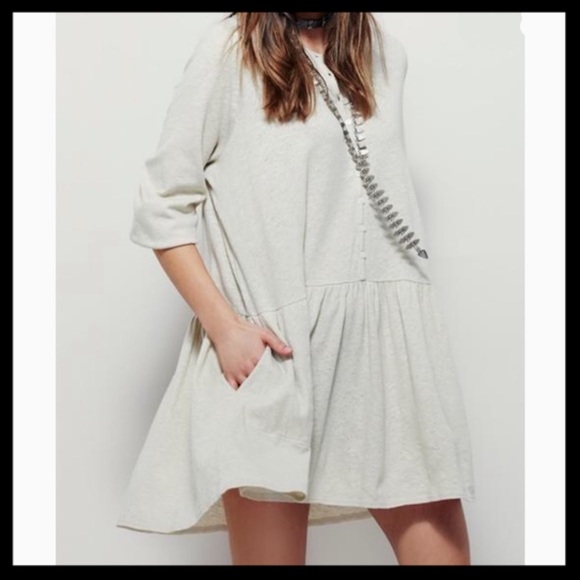 button up tunic dress